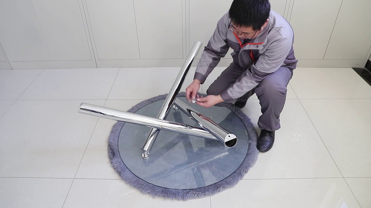 Few steps to beatify your home with a 3 legs glass table