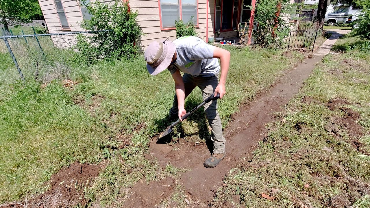 I FOUND this hidden path and UNCOVERED it from YEARS of dirt buildup while doing a FREE makeover