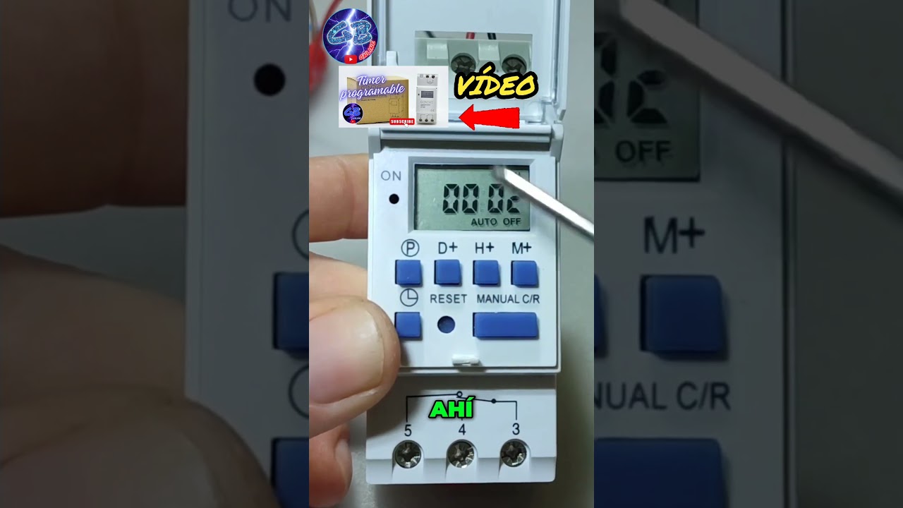 PROGRAMACI&Oacute;N DE TIMER DIGITAL  #gbonline