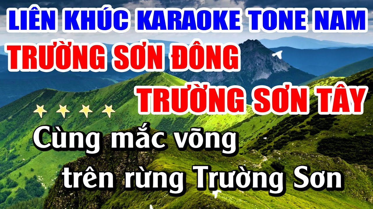 Liên Khúc Trường Sơn Đông Trường Sơn Tây Karaoke Nhạc Sống Khánh My | Dễ Hát Nhất