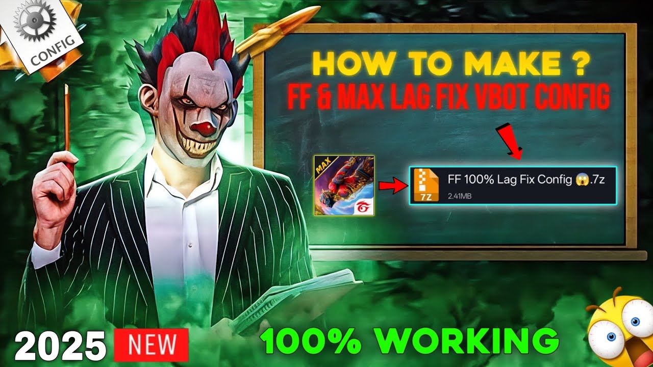 How To Make Free Fire Lag Fix Config || Free Fire Max Lag Fix Config Kaise Banaya | Config#Tutorial 