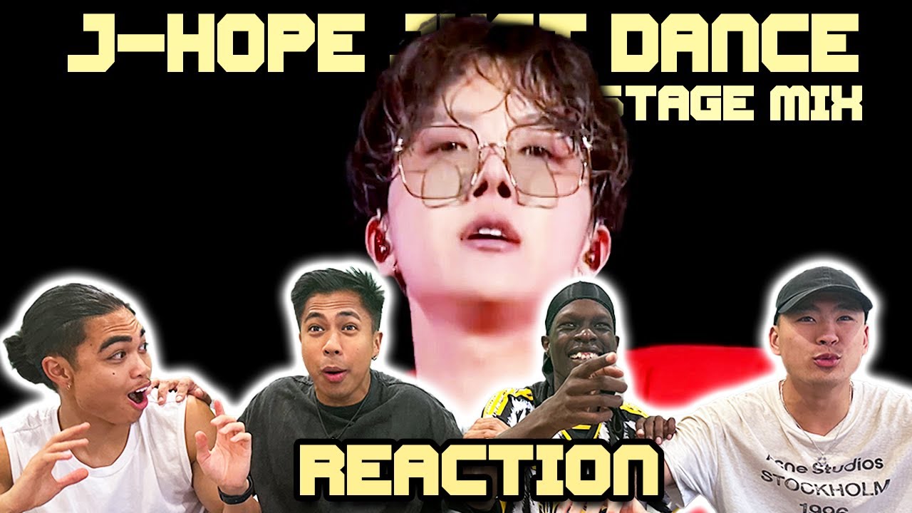 OUR FIRST TIME WATCHING BTS J-HOPE JUST DANCE STAGE MIX!