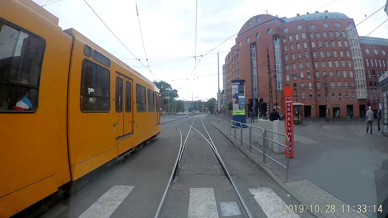 28-as villamos, 2019.10.28 nappal, Blaha Lujza tér-Izraelita temető