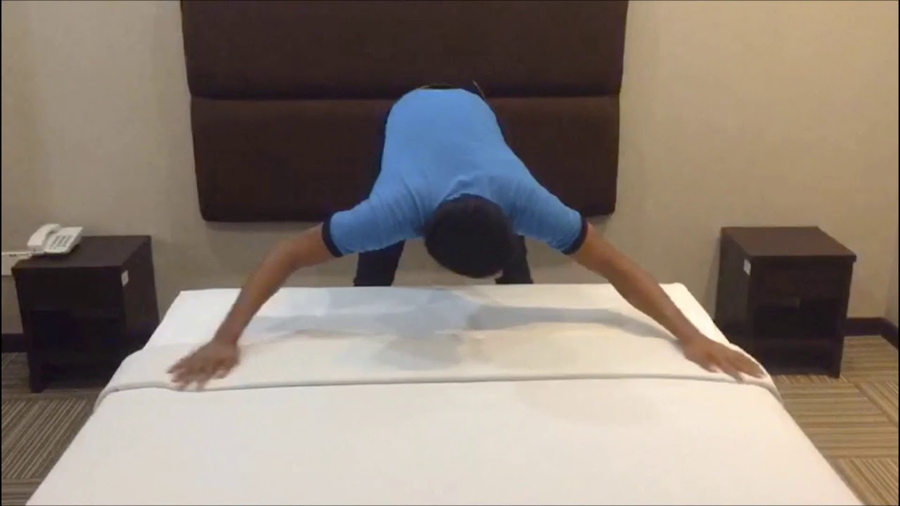 BED MAKING 3 LAYERS PROCEDURE - IKBN KEMASIK (HOUSEKEEPING)