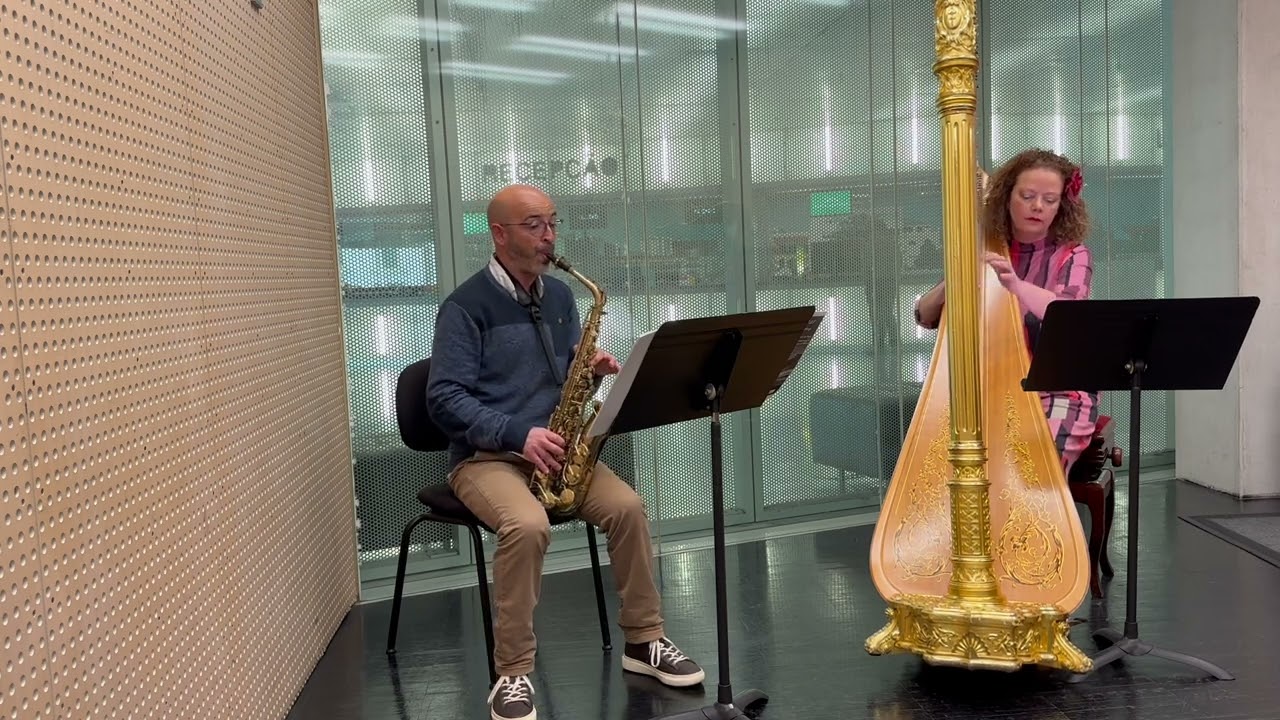 The Morning Star - Irish Reel, for saxophone and harp