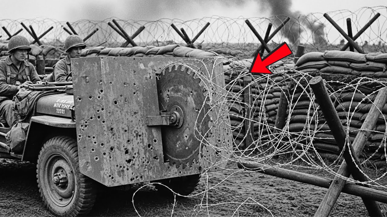 The US Army Couldn’t Break the Barbed Wire — So a Mechanic Built the Jeep Buzzsaw