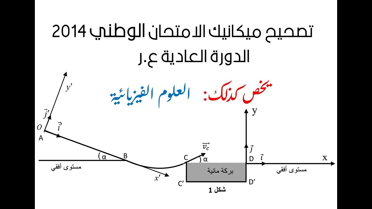 تصحيح ميكانيك الوطني الدورة العادية 2014 ع ر