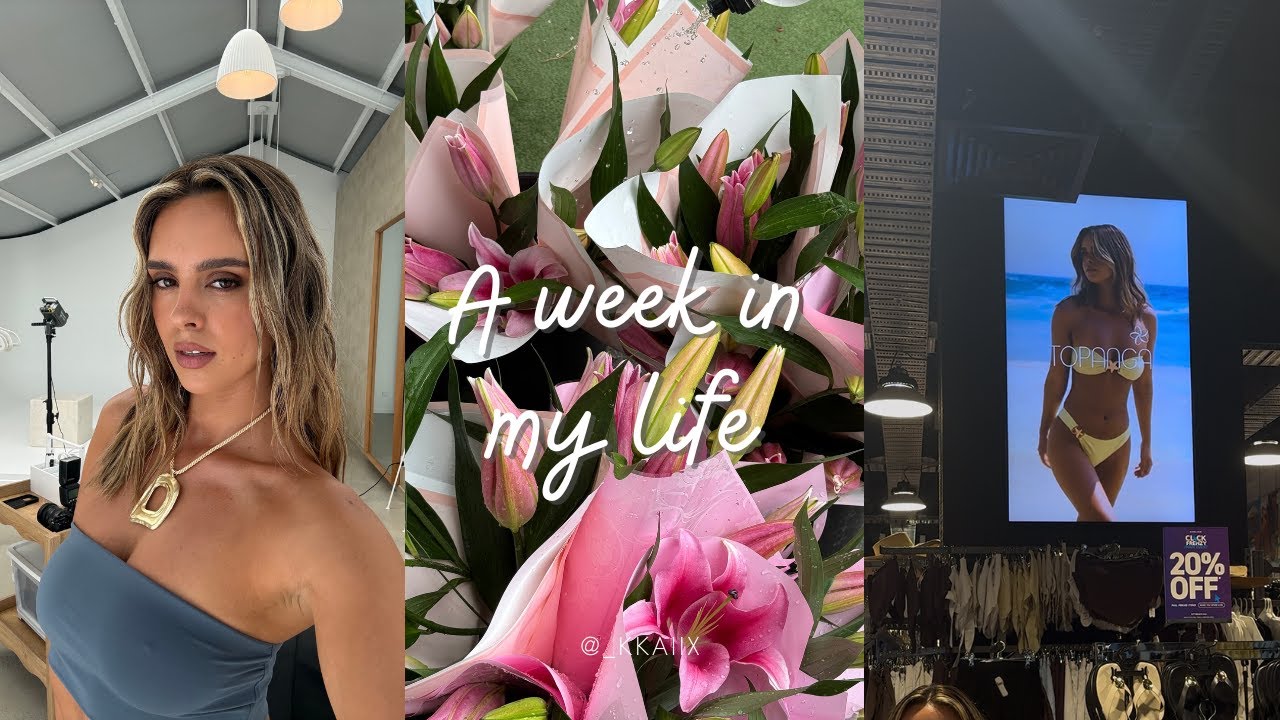 Vlog II photoshoots, Sunday markets & I'm in store for City Beach 🥹🌟