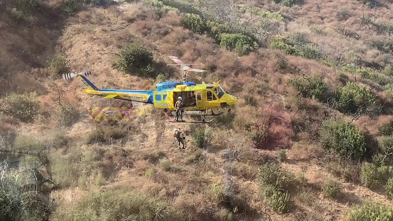 Vehicle Over The Side Technical Rescue, Dennison Grade, Ojai CA