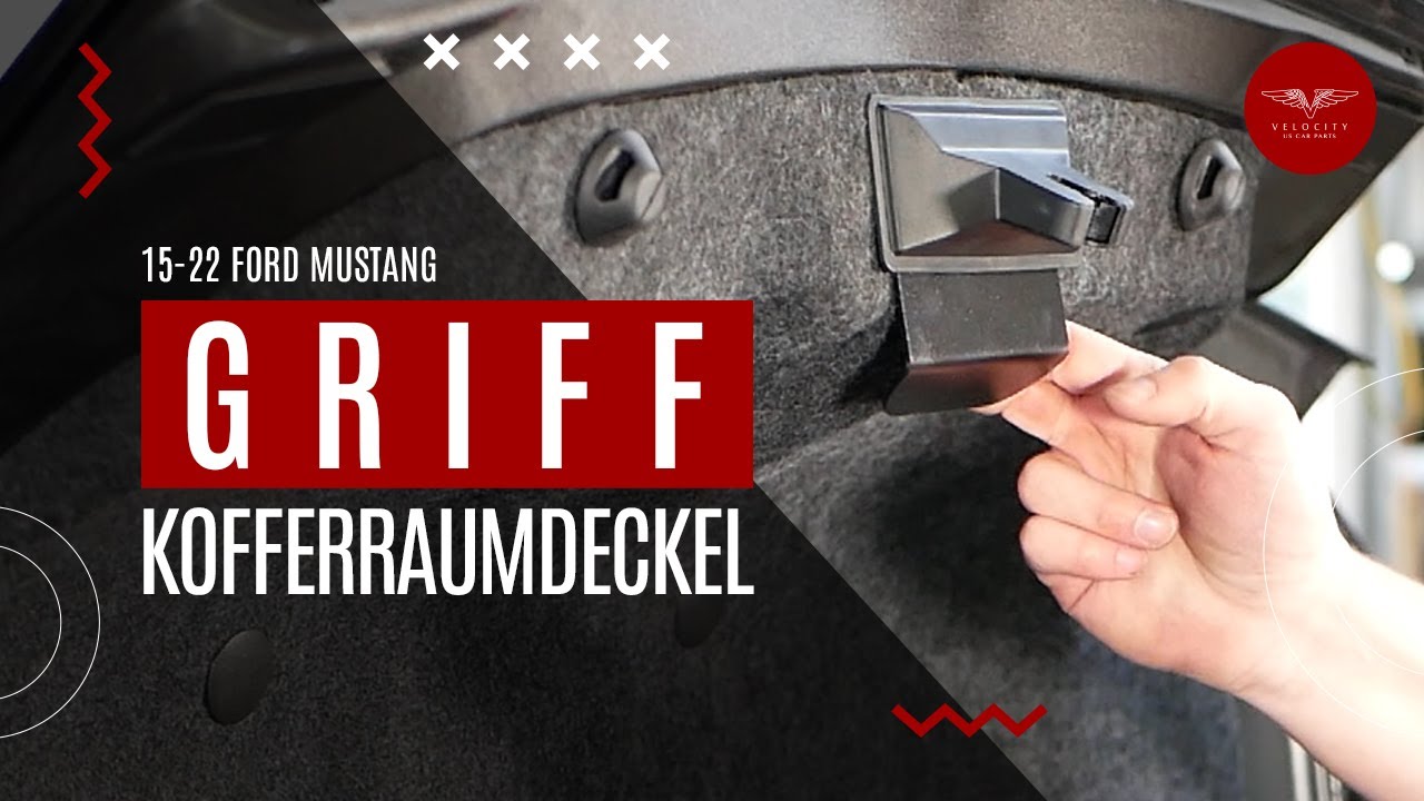 Ford Mustang S550 Heckklappengriff | Vorstellung & Einbau