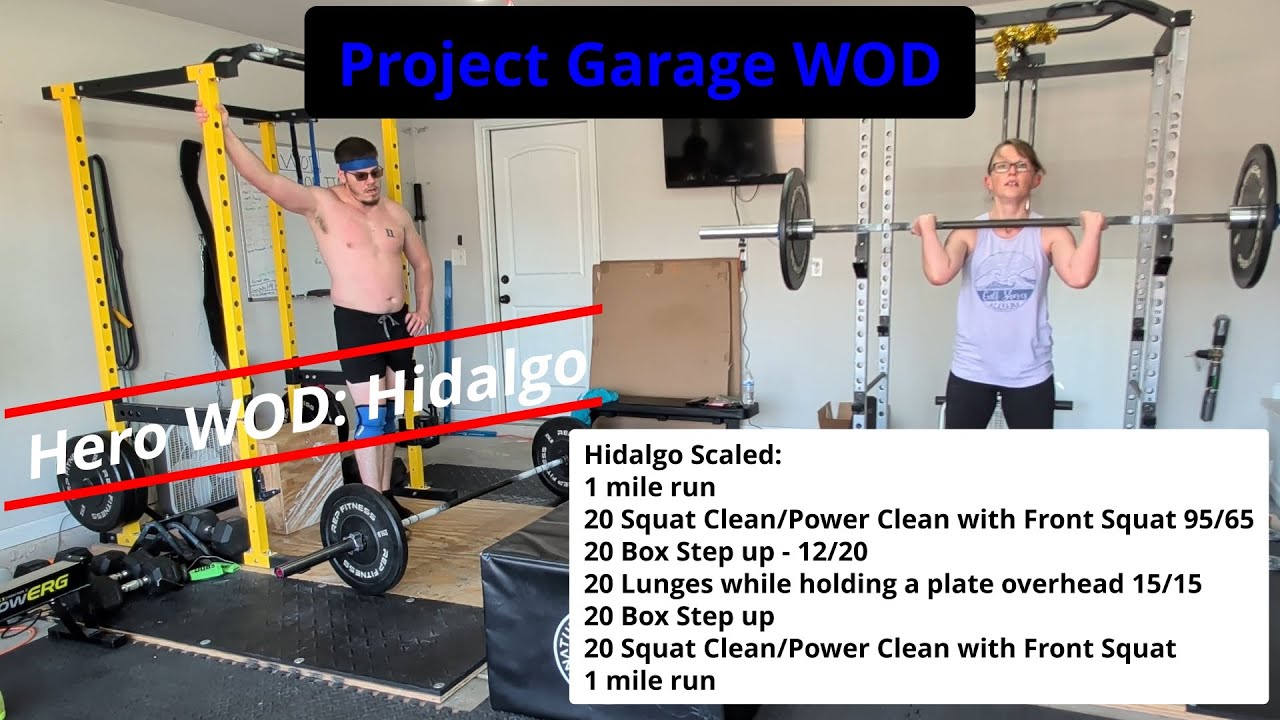 Crossfit.com 12/31-Hidalgo(Scaled): 1M run, 20 Squat Clean, 20 Box Step, 20 Lunge, 20 BS, 20 SC, 1M