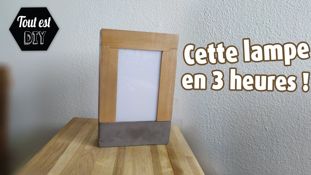 Fabrication d'une lampe d&eacute;co en 3 mat&eacute;riaux #UltimateDefi2