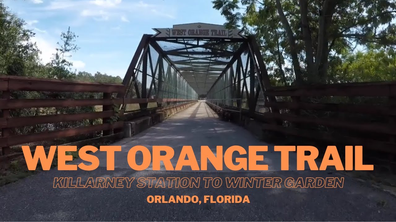 HAPPY TRAILS CYCLING: Killarney Station to Winter Garden (West Orange Trail - Orlando FL)