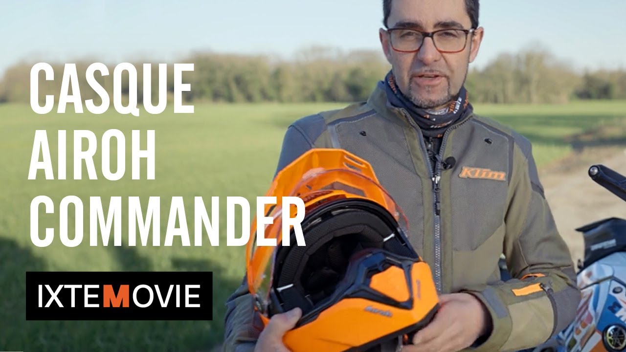 Notre avis sur le casque Airoh Commander (Orange Matt)