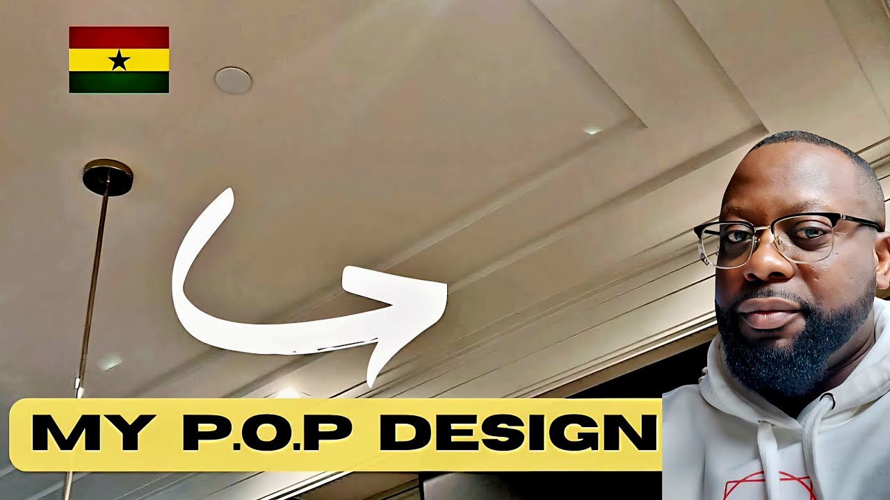 Why I Chose P.O.P. Ceiling for the House | Building in Ghana 🇬🇭 My Amerika-Exit in Motion