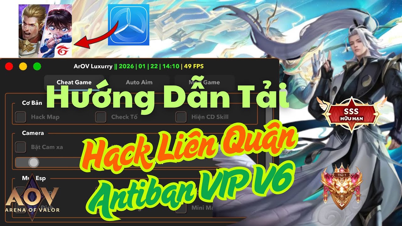 Hack Li&ecirc;n Qu&acirc;n M&ugrave;a Mới iOS Menu Miễn Ph&iacute; | Hack LQ Mới Nhất M&ugrave;a 37 | Mod Skin LQ Free