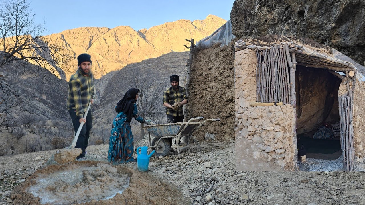 Iranian nomads turn caves into homes | The fight for survival in the wild mountains