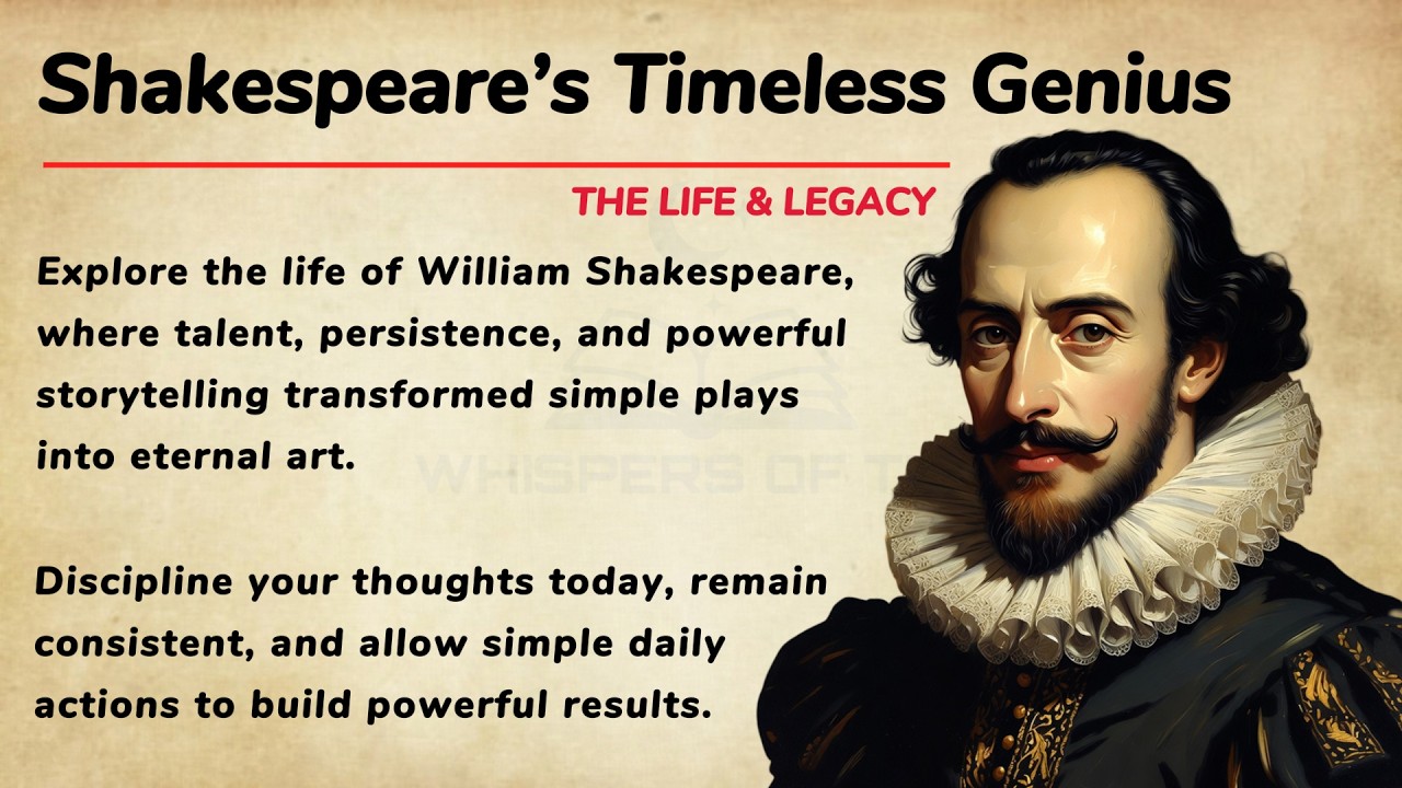 William Shakespeare: Timeless Genius | Learn English Through Story🔥 | English Listening Practice ✅