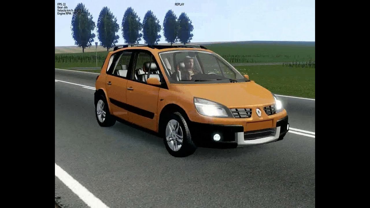 Renault Scénic II Conquest drive (Links) - racer.nl