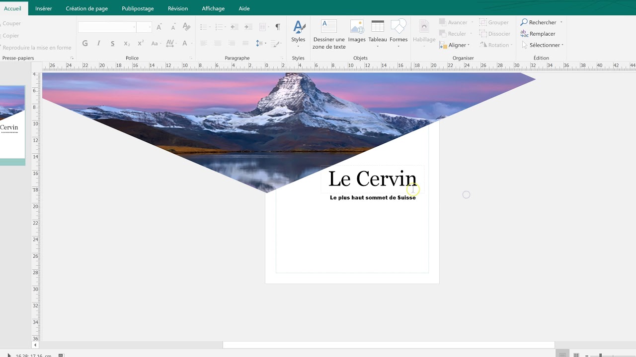 Publisher : les bases