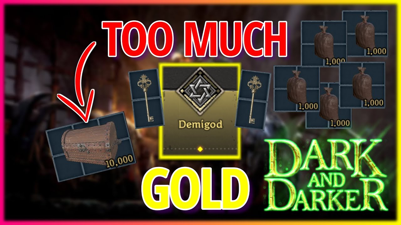 Grinding Demigod Made Me TOO MUCH Gold - Dark and Darker Highlights & Funny Moments
