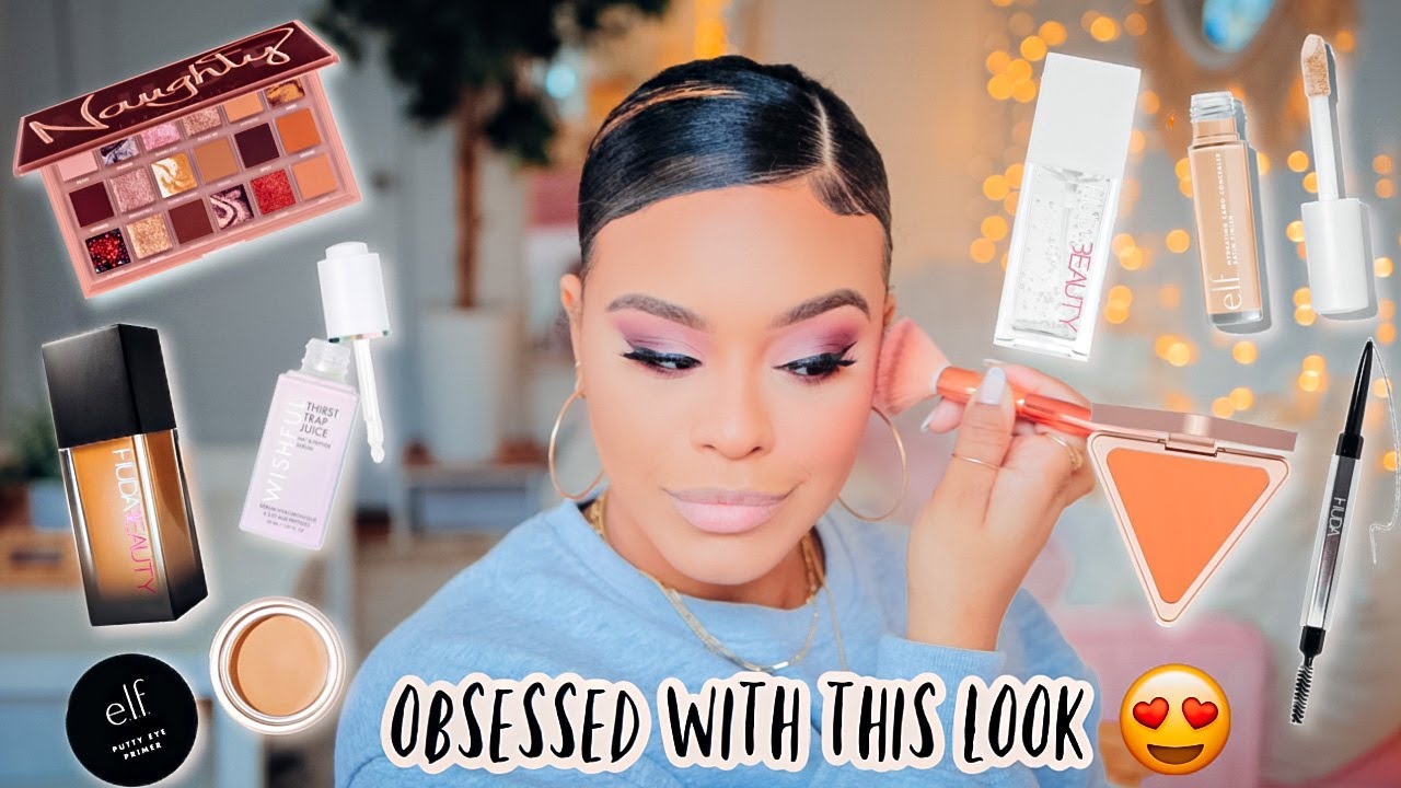 makeup sesh with chelli | matte purple eyeshadow look