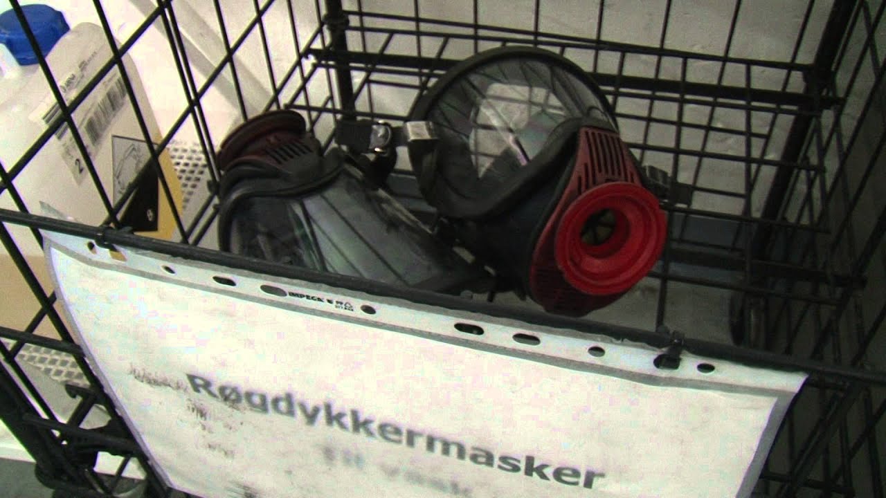 Sådan gør du, når du aflevere røgdykkerudstyr til vask, ved Beredskabsstyrelsen i Hedehusene