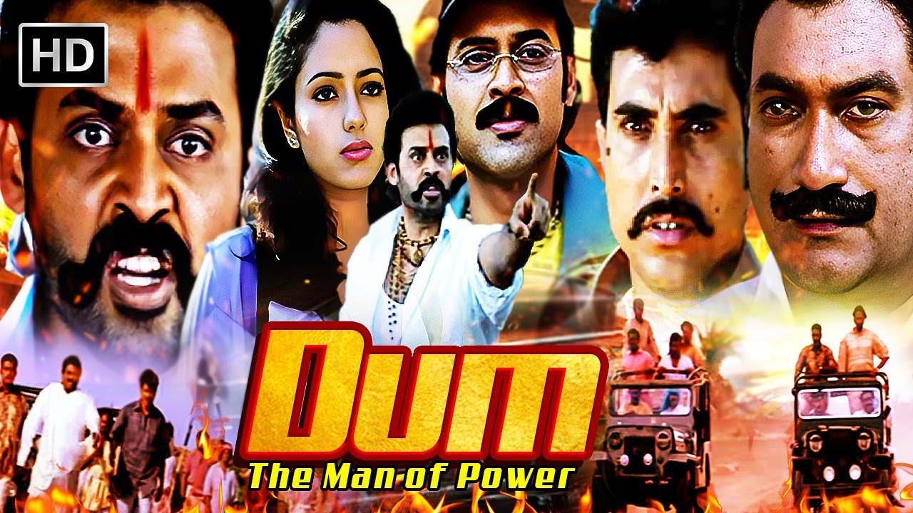 Venkatesh - New Full Hindi Dubbed Action Movie | Dum - Man of Power | South Action Movie | Soundarya