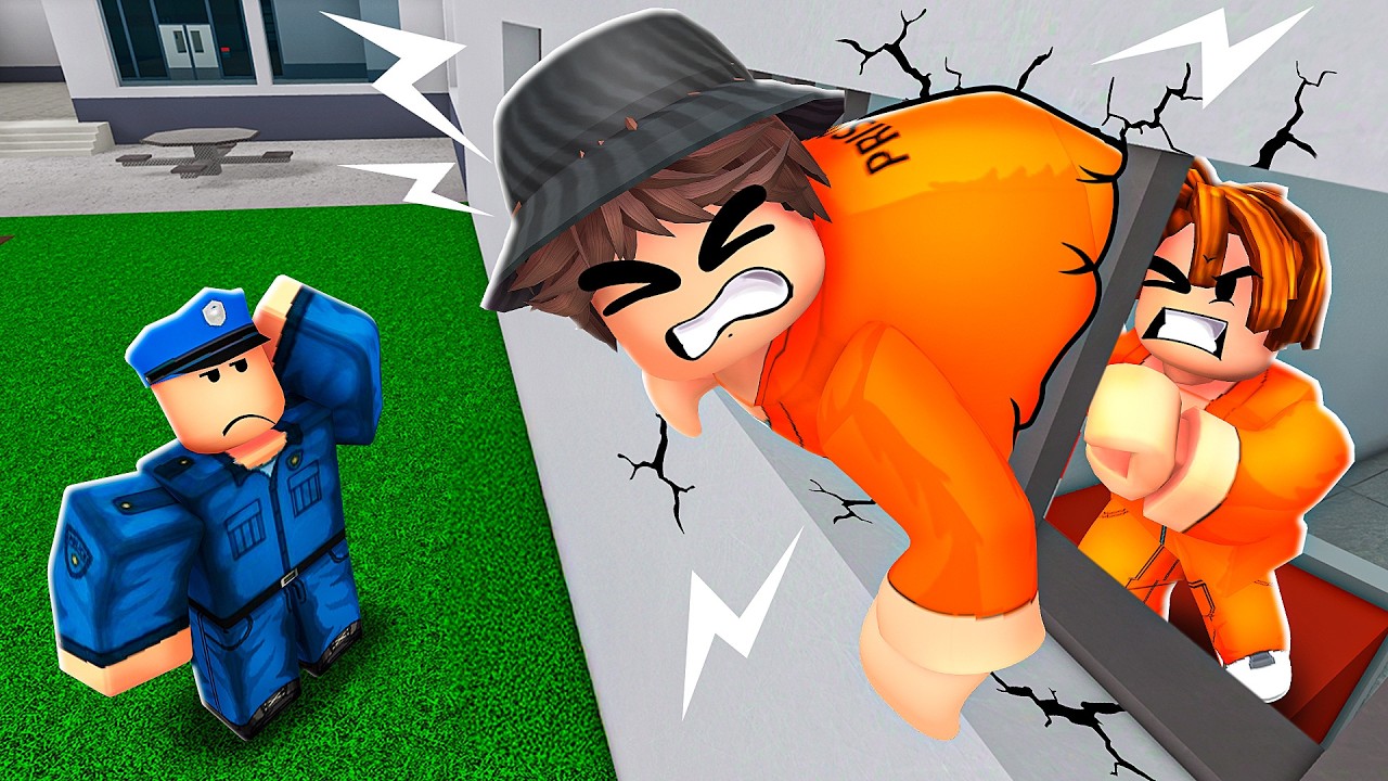 Побег из тюрьмы Roblox..