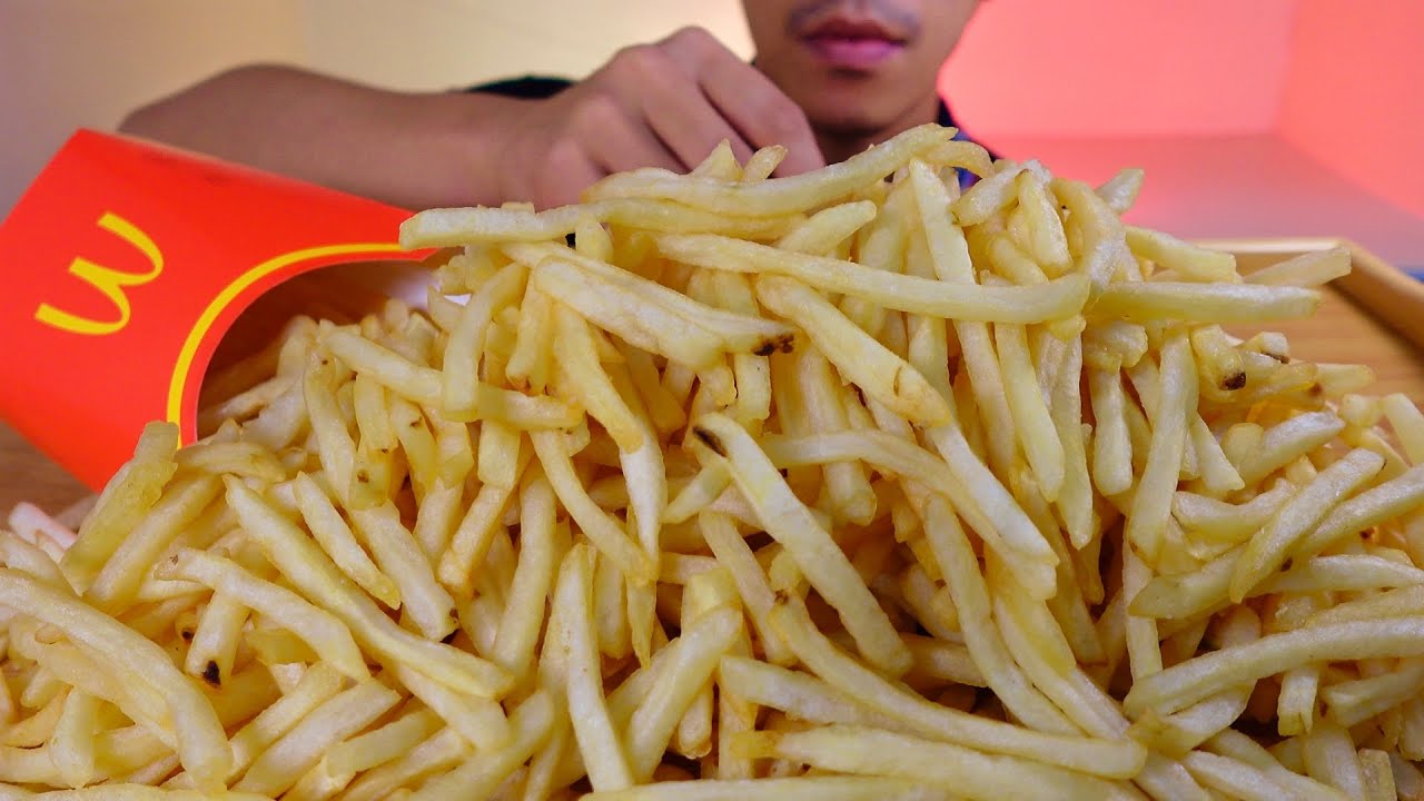 MCDONALDS FRIES CRAVINGS MUKBANG ASMR *No Talking*