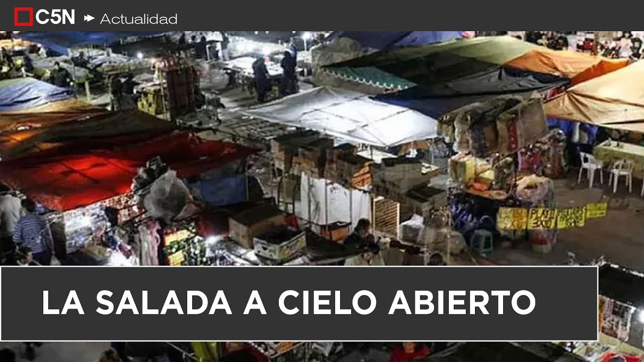 LA SALADA a CIELO ABIERTO: FERIANTES VENDEN MERCADERÍA tras VARIOS DÍAS CLAUSURADO