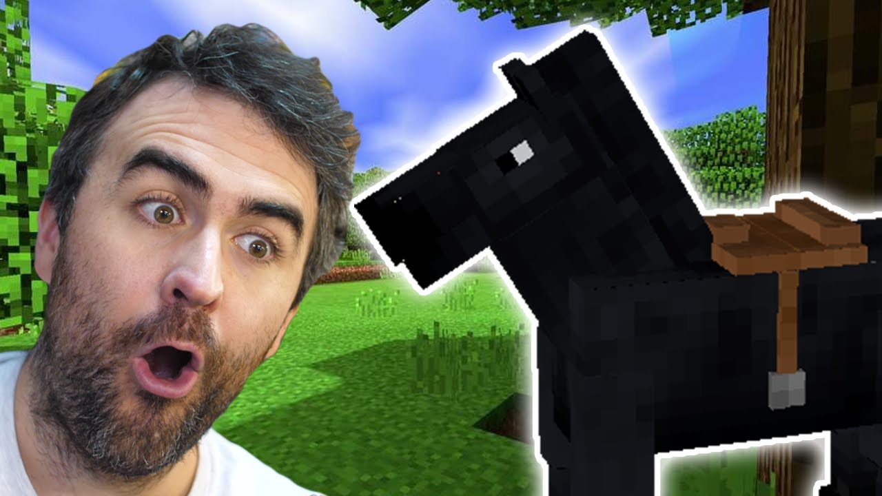 FINALLY FOUND MY HORSE IN MINECRAFT!