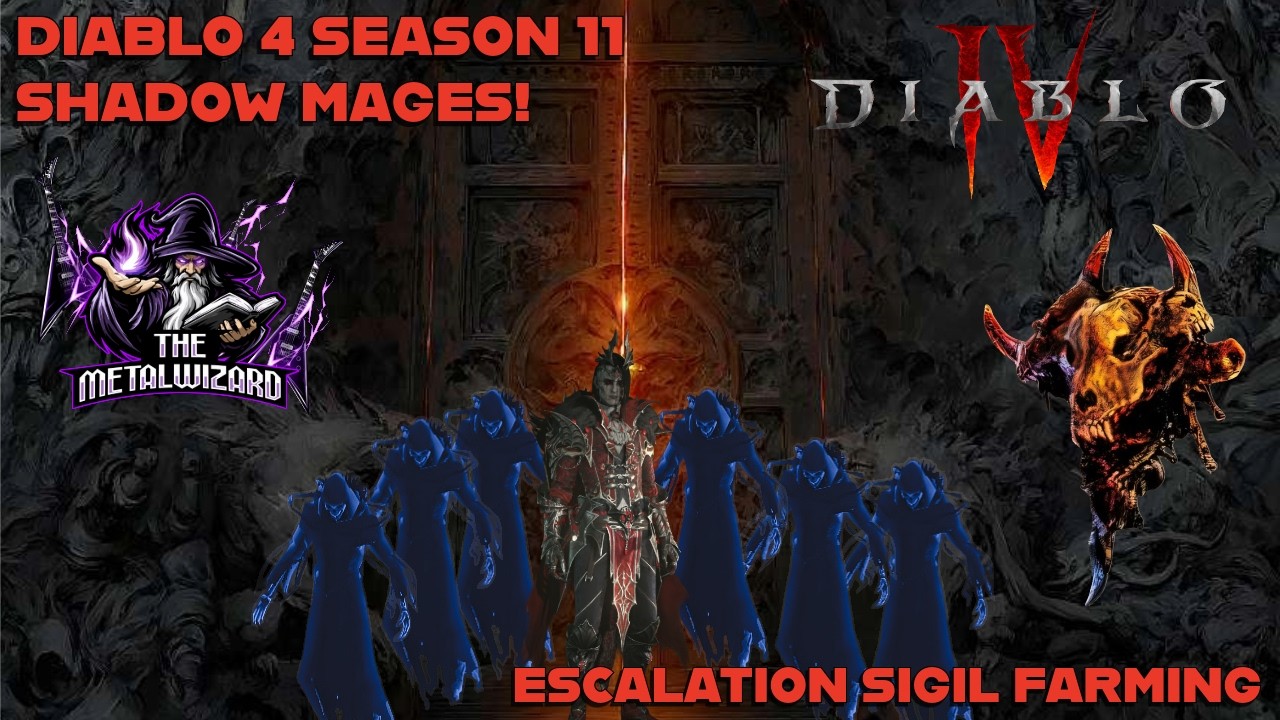 Diablo 4 Season 11: Shadow Mage Build! (Farming some escalation sigils)