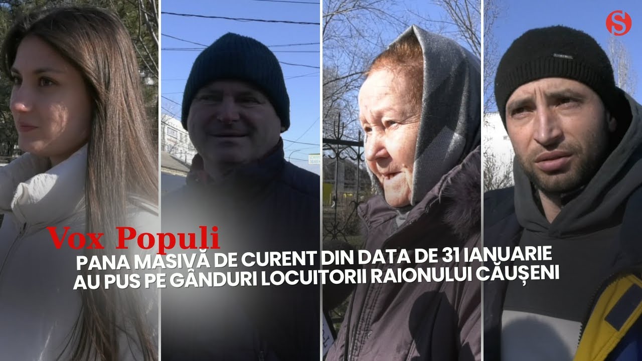Pana masivă de curent din 31 ianuarie a pus pe gânduri locuitorii raionului Căușeni