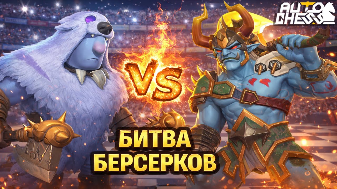 БИТВА БЕРСЕРКОВ! КТО СИЛЬНЕЕ? ► Auto Chess S34