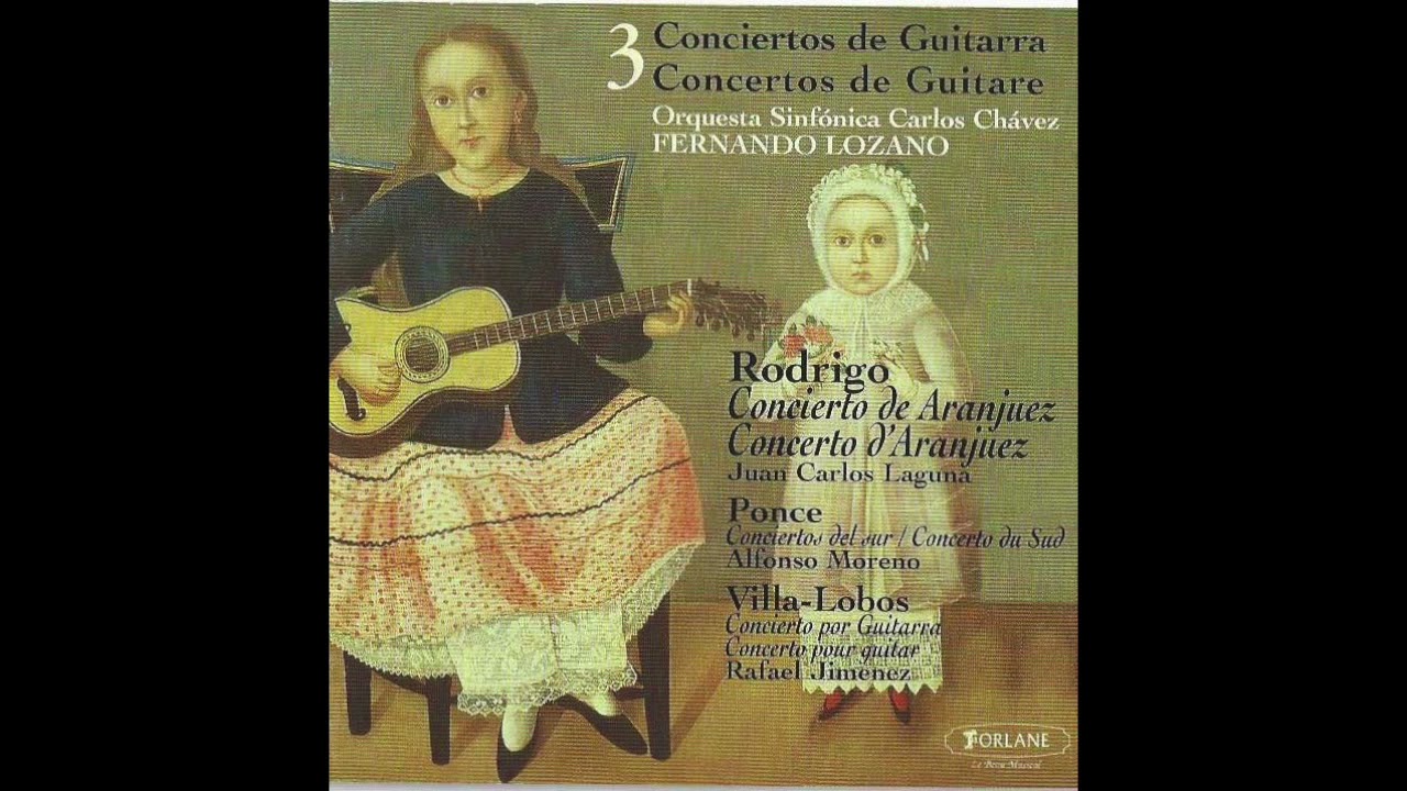 CONCIERTO DE ARANJUEZ (J. Rodrigo) Juan Carlos Laguna - Orquesta Sinfónica Carlos Chávez - F. Lozano