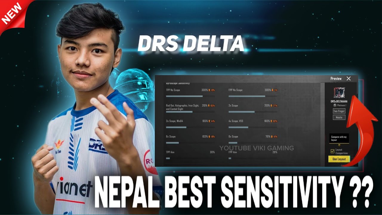 New Best Settings Sensitivity for Pubg Mobile | Pro Sensitivity Update 2.6 Codes DRS DELTA