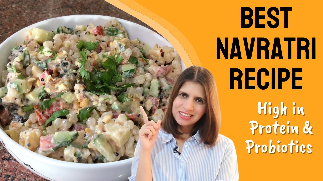 Best Navratri Recipe | High in Protein and Probiotics | Sabudana Salad | Fit Meal for Weight Loss