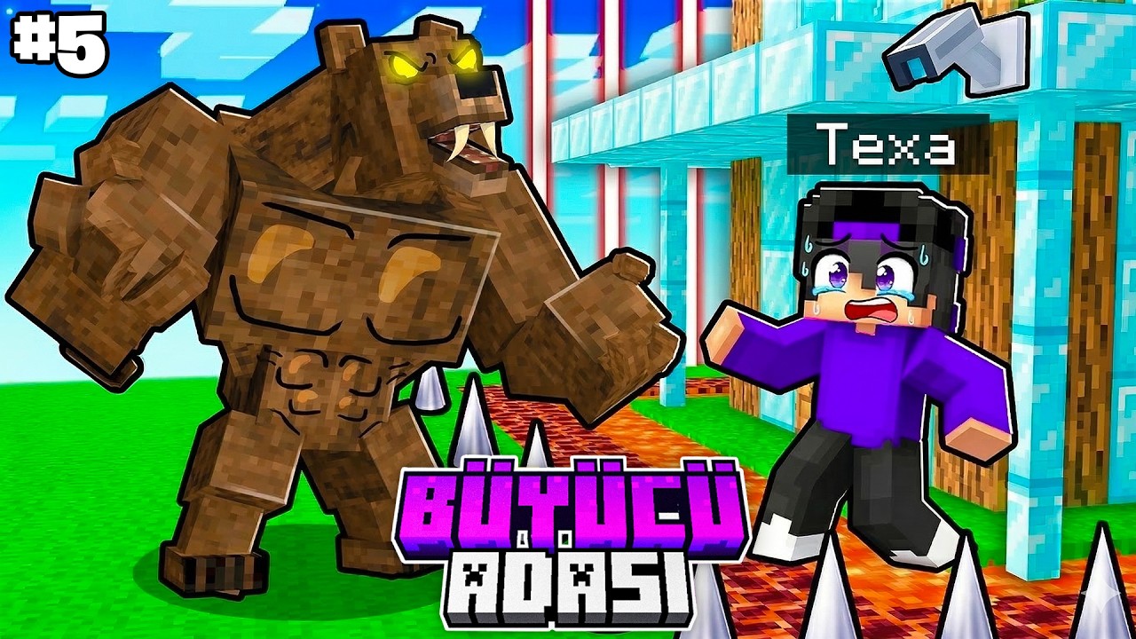 SÜPER AYI vs EN GÜVENLİ EV! 🐻 | Minecraft Büyücü Adası