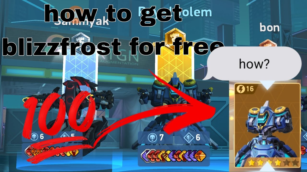 How to Get blizzfrost mech for free 🥳 || mech arena || Promo code