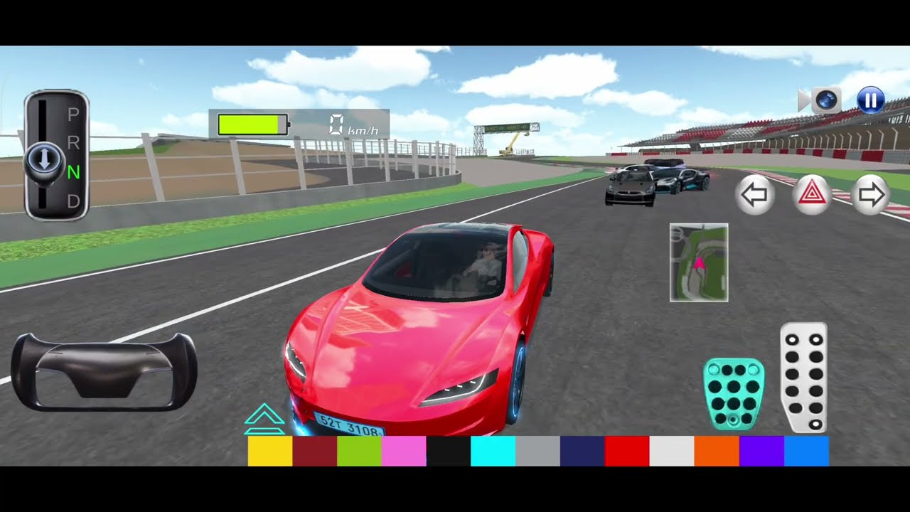The car drive with highway driving to parking 3D diving class iOS Android gameplay 2026