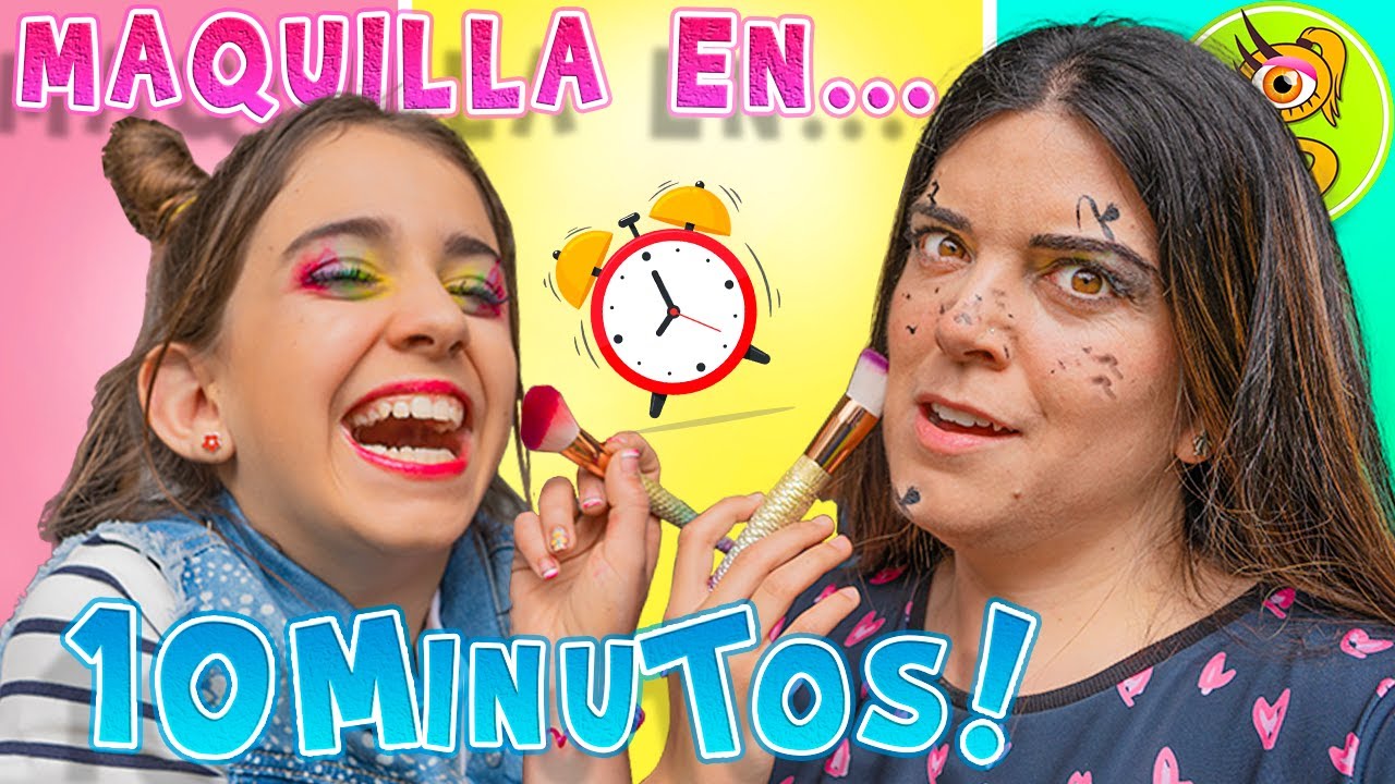 10 MINUTOS MAKE UP CHALLENGE!! ¡¡QUÉ DESASTRE!!