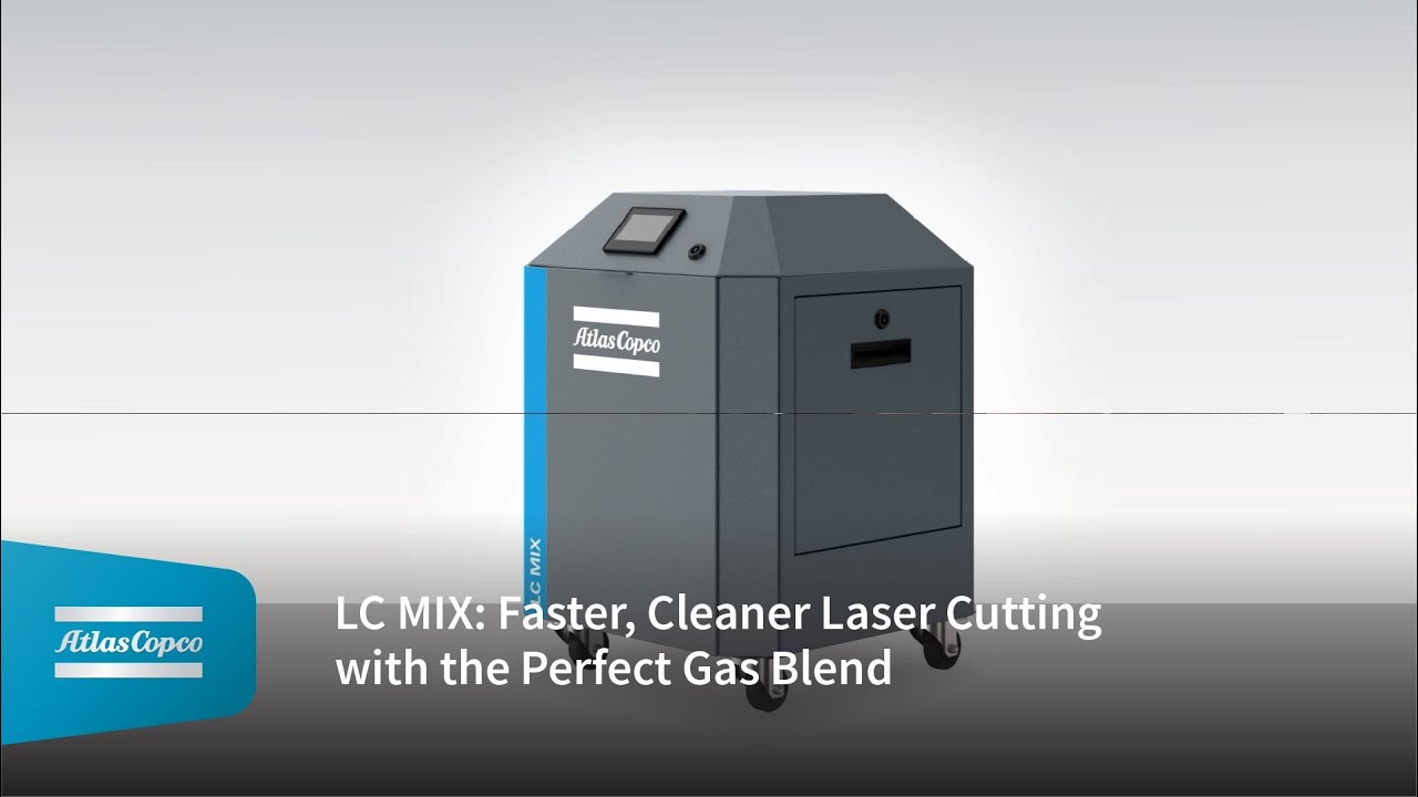 Atlas Copco | LC MIX: более быстрая и чистая лазерная резка с идеальной газовой смесью