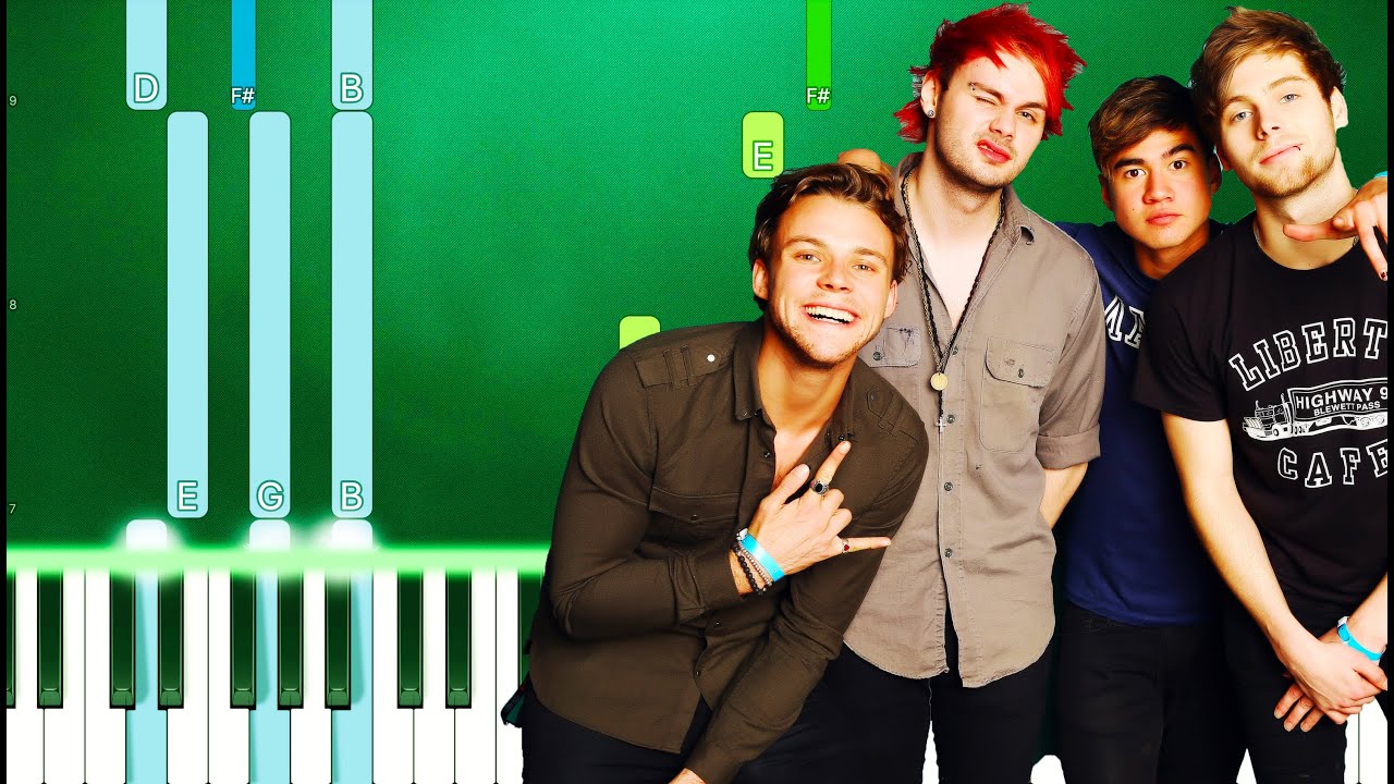 5 Seconds of Summer - Lover of Mine (Piano Tutorial Easy)