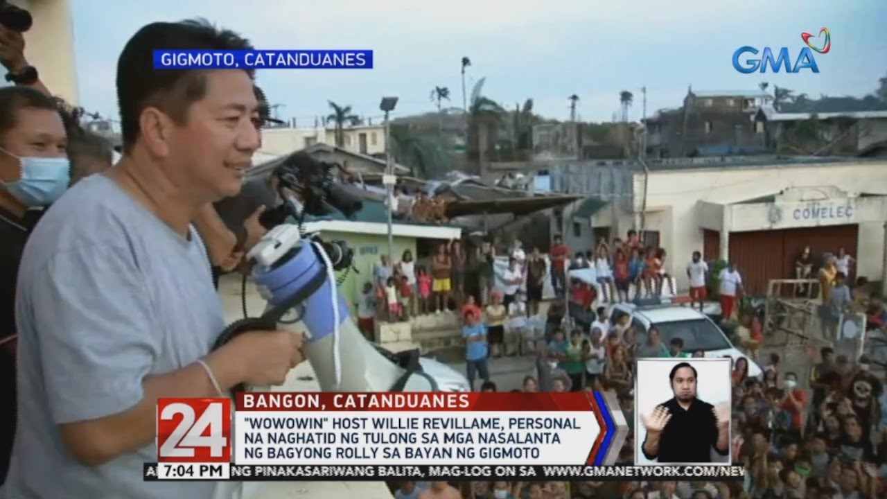 24 Oras: Willie Revillame ng Wowowin, naghatid ng tulong sa mga nasalanta ng Bagyong Rolly