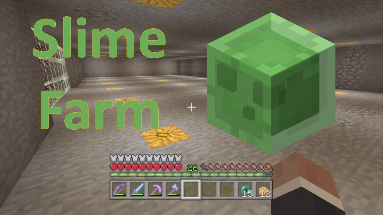 Minecraft Ps3 - How to find Slime Chunks and Make a Slime Farm