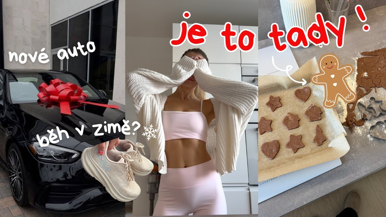 PRVNÍ ZIMNÍ VLOG ❄️🎀 ( tipy na běhání v zimě, life update, recepty, otevírám adventní kalendáře)