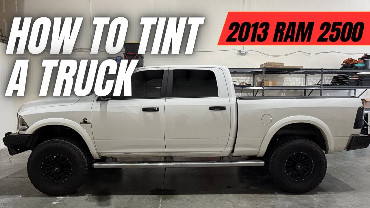 How To Tint a Truck | Full Window Tint Process