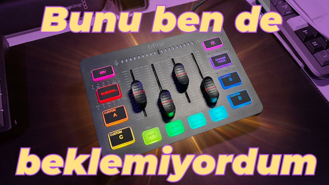 En uygun fiyatlı yayıncı mikseri | Fifine AmpliGame AM8 & SC3