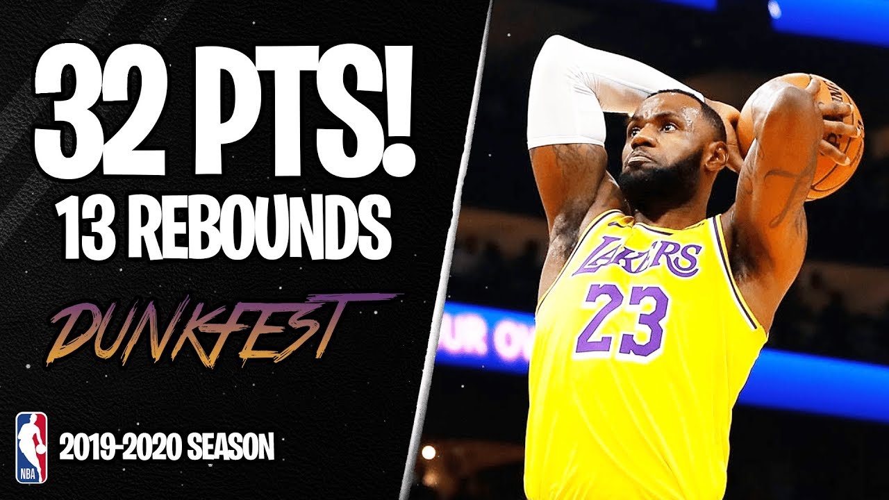 LeBron James 32 Points, 13 Rebounds vs Atlanta Hawks - Full Highlights 15/12/2019
